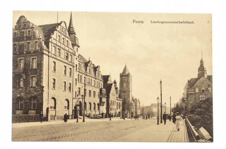 POZNAŃ - BANK, ZAMEK pocz. XX w.