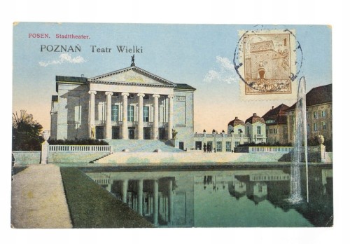 POZNAŃ - TEATR WIELKI pocz. XX w.