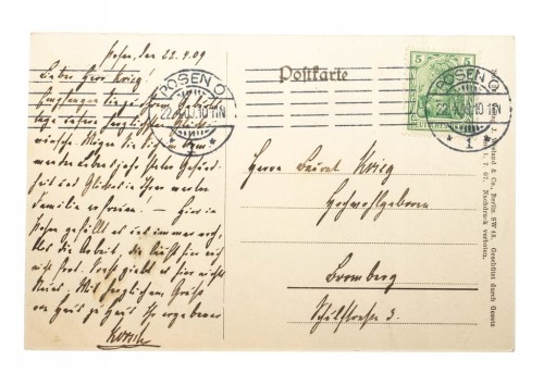 POZNAŃ - OGRÓD BOTANICZNY 1909
