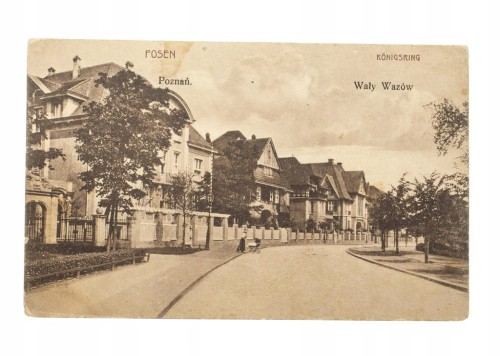 POZNAŃ - WAŁY WAZÓW, WILLE 1925