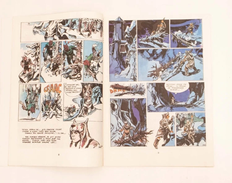 STARY KOMIKS ERIC TETFOL KSIĄŻĘ GEVAUDANU 1990
