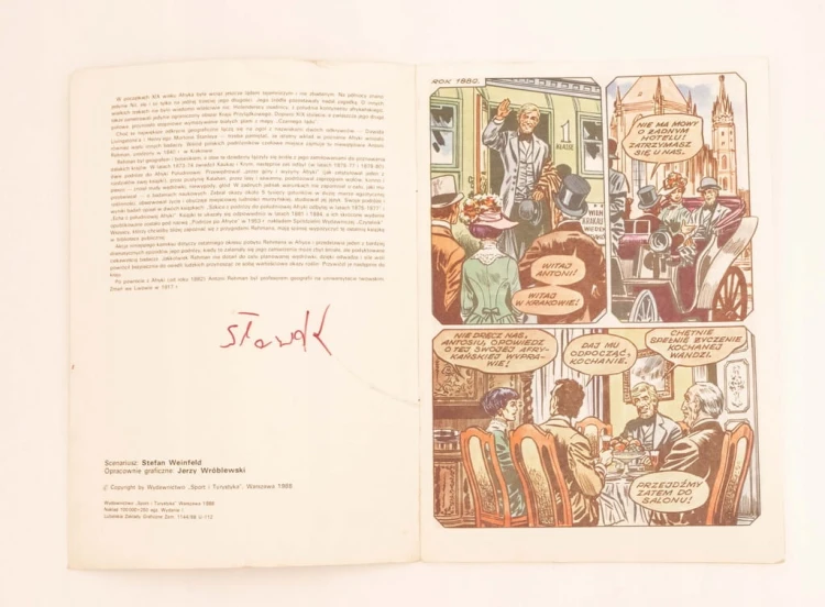 STARY KOMIKS SAM W AFRYKAŃSKIM PUSTKOWIU 1988