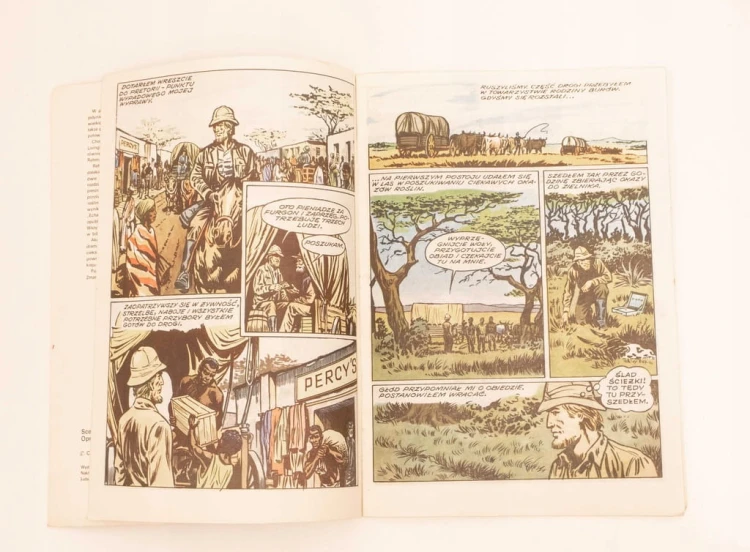 STARY KOMIKS SAM W AFRYKAŃSKIM PUSTKOWIU 1988