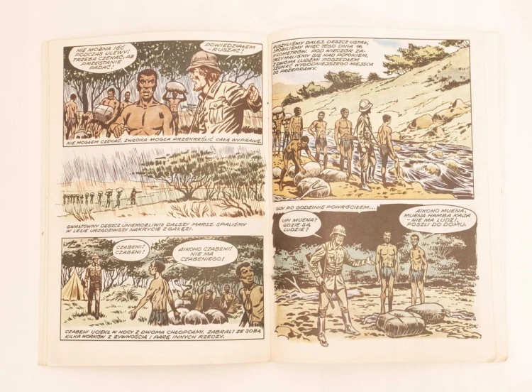 STARY KOMIKS SAM W AFRYKAŃSKIM PUSTKOWIU 1988