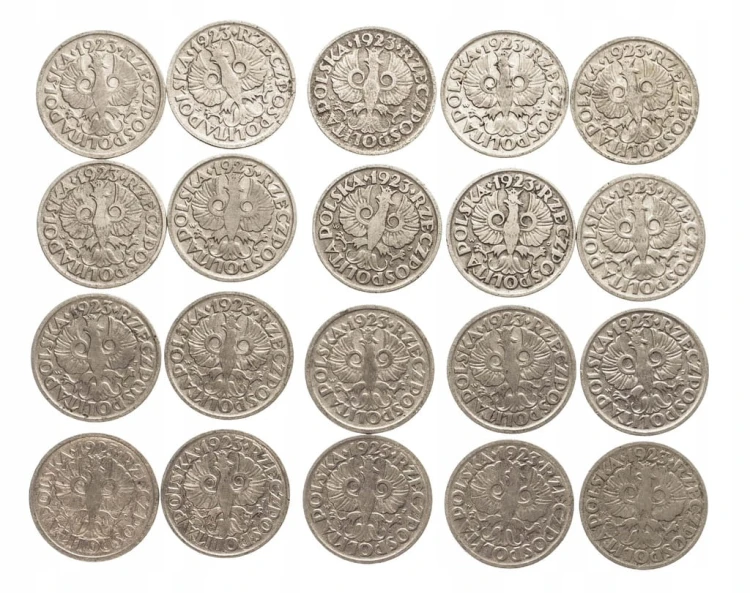 ZESTAW MONET 10 GROSZY 1923 ROK (20 SZTUK) NR 3
