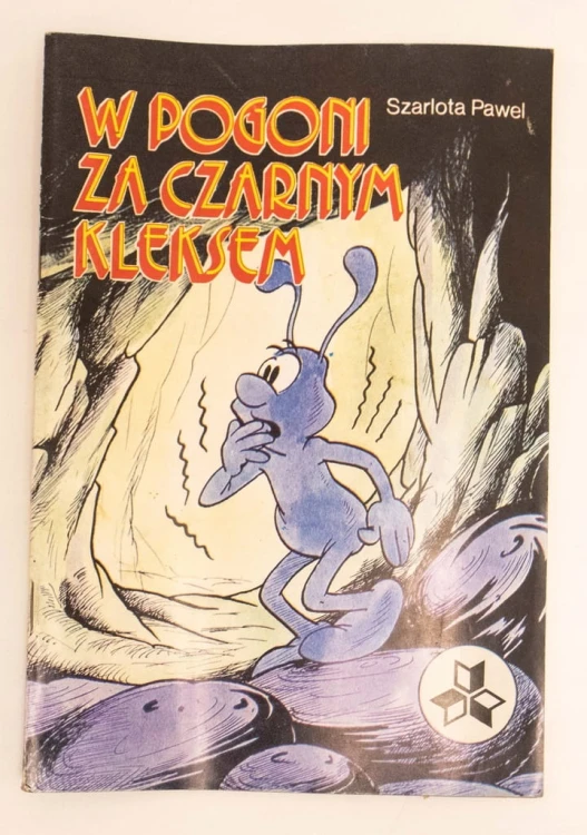 STARY KOMIKS W POGONI ZA CZARNYM KLEKSEM 1989