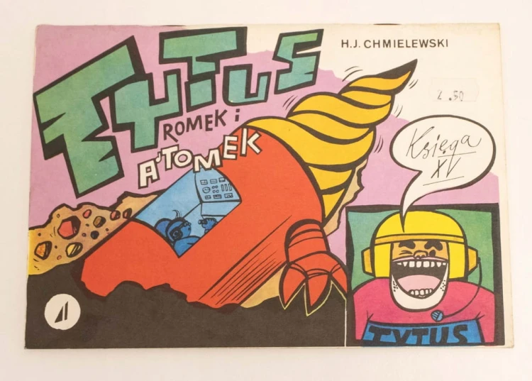 STARY KOMIKS TYTUS ROMEK I ATOMEK - KSIĘGA 15 1990