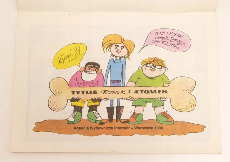 STARY KOMIKS TYTUS ROMEK I ATOMEK - KSIĘGA 15 1990