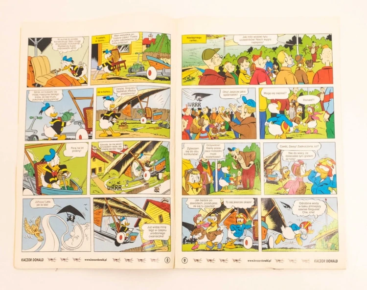 STARY KOMIKS KACZOR DONALD NR 19 2008