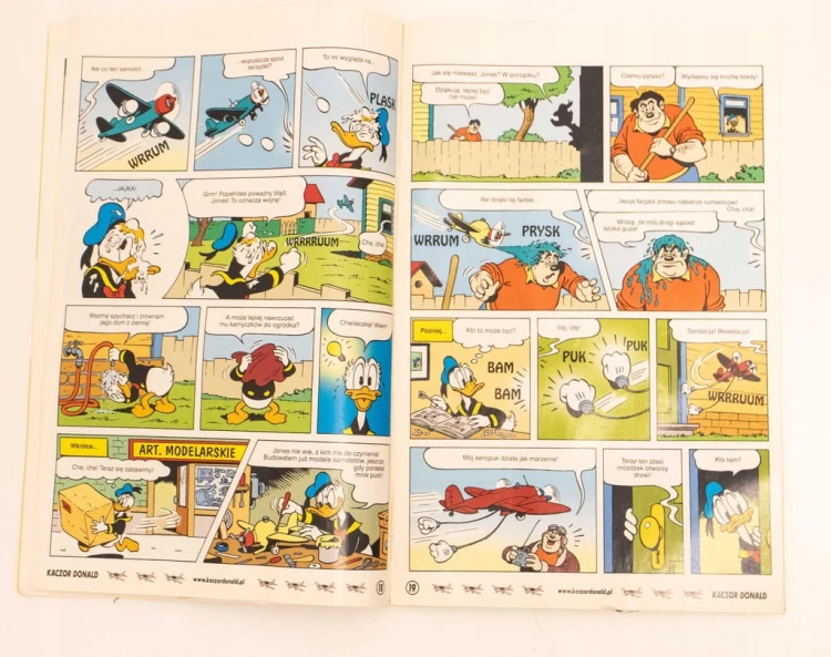 STARY KOMIKS KACZOR DONALD NR 19 2008