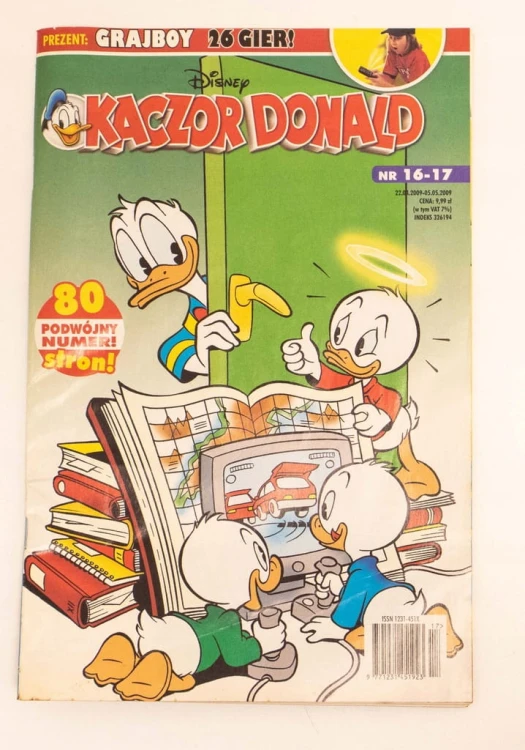STARY KOMIKS KACZOR DONALD NR 16 - 17 2009