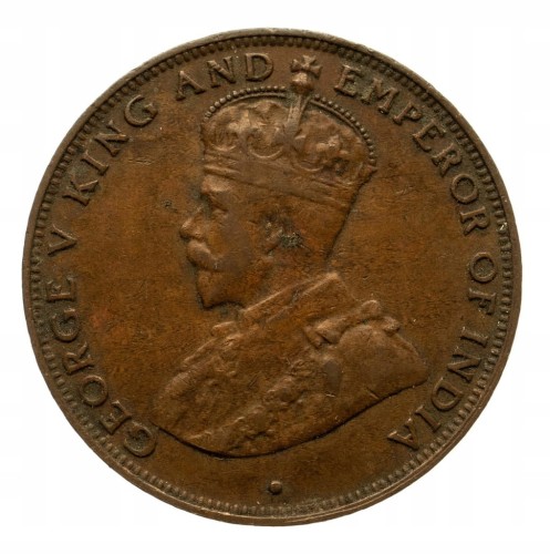 HONG-KONG 1 CENT 1934 ROK JERZY V st.3