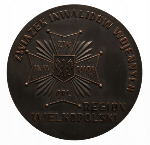 MEDAL 70 LAT ZWIĄZKU INWALIDÓW WOJENNYCH REG. WLKP