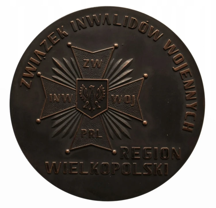 MEDAL 70 LAT ZWIĄZKU INWALIDÓW WOJENNYCH REG. WLKP