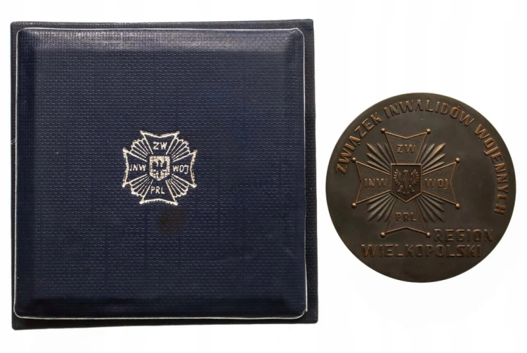 MEDAL 70 LAT ZWIĄZKU INWALIDÓW WOJENNYCH REG. WLKP