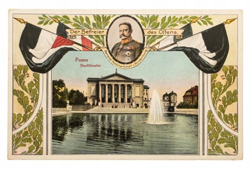 POZNAŃ TEATR MIEJSKI 1915 HINDENBURG