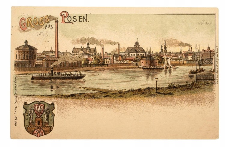 POZNAŃ WARTA WIDOK OGÓLNY FORT 1901