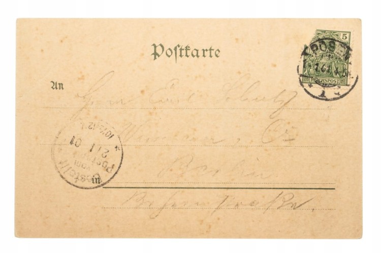 POZNAŃ WARTA WIDOK OGÓLNY FORT 1901
