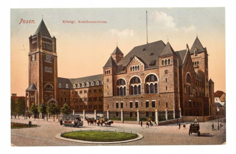 POZNAŃ ZAMEK CESARSKI FELDPOST 1914