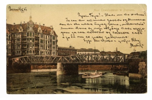 POZNAŃ MOST CHWALISZEWSKI 1903
