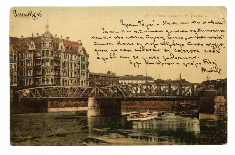 POZNAŃ MOST CHWALISZEWSKI 1903
