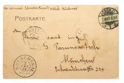 POZNAŃ MOST CHWALISZEWSKI 1903
