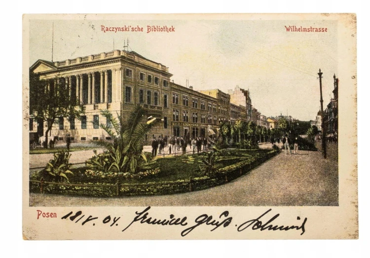 POZNAŃ BIBLIOTEKA RACZYŃSKICH 1904