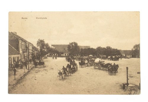 KOLNO - PLAC TARGOWY, RYNEK, BRYCZKI 1915