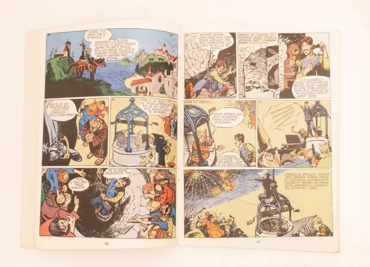 STARY KOMIKS JANKES NA DWORZE KRÓLA ARTURA 1989