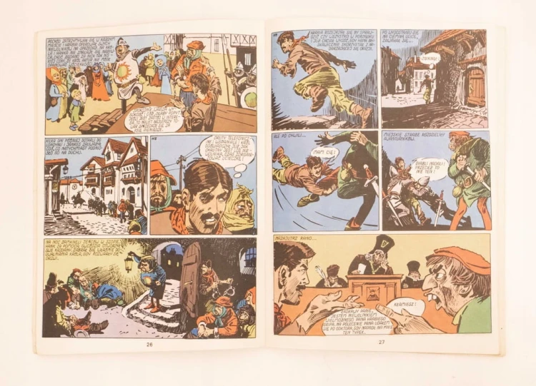STARY KOMIKS JANKES NA DWORZE KRÓLA ARTURA 1989