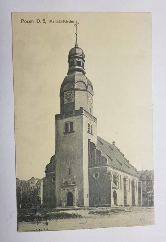 POZNAŃ RYNEK WILDECKI KOŚCIÓŁ 1915