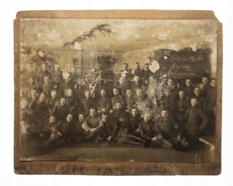 FOTOGRAFIA 4-TA KOMPANIA MECHANICZNA ŁÓDŹ 1920