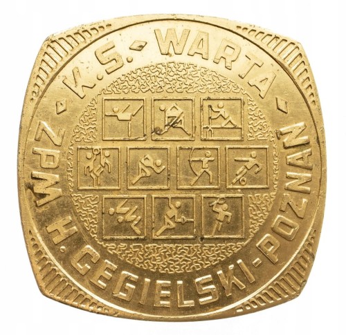 MEDAL 65 LAT KS WARTA POZNAŃ ZPM H. CEGIELSKI