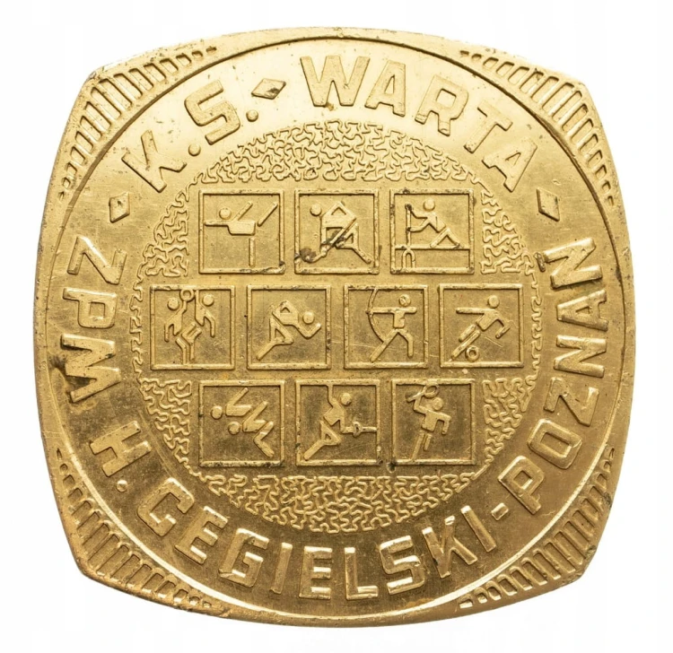 MEDAL 65 LAT KS WARTA POZNAŃ ZPM H. CEGIELSKI