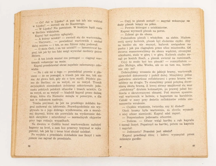 STARA KSIĄŻKA UCIEKAMY KAZIMIERZ SŁAWIŃSKI 1958