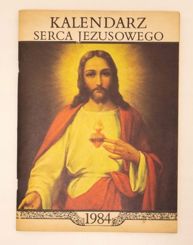 STARA KSIĄŻKA KALENDARZ SERCA JEZUSOWEGO 1984