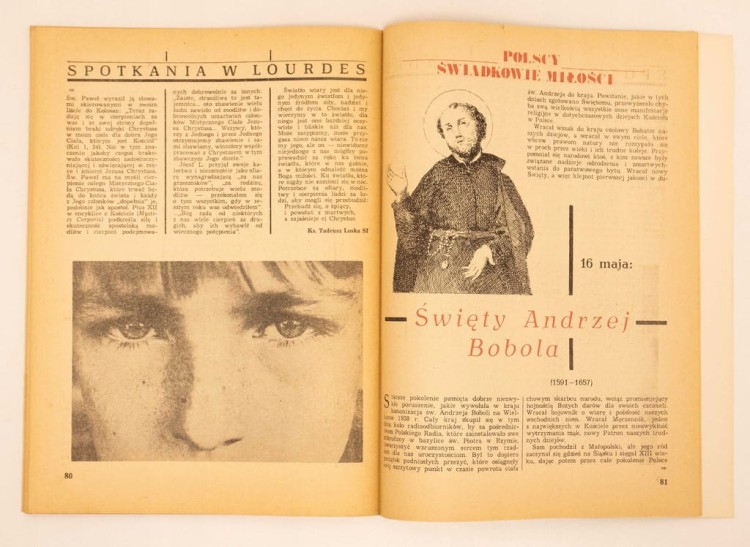 STARA KSIĄŻKA KALENDARZ SERCA JEZUSOWEGO 1984