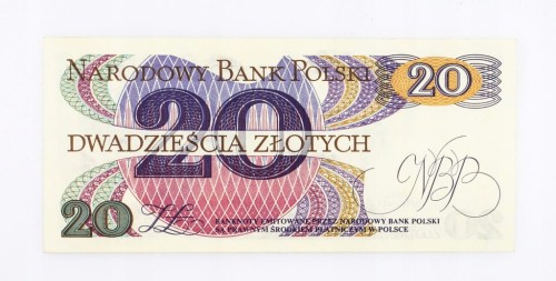 20 ZŁOTYCH 1982 ROK s. AU st. 2