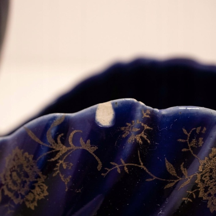 STARA PORCELANOWA MISECZKA ŁABĘDŹ
