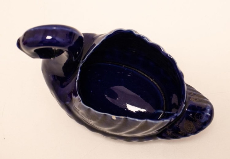 STARA PORCELANOWA MISECZKA ŁABĘDŹ