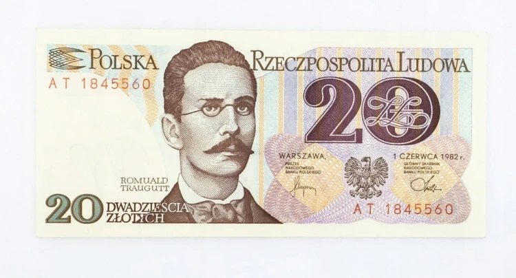 20 ZŁOTYCH 1982 ROK s. AT st. 2