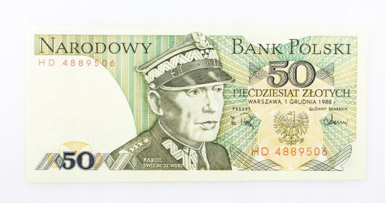 50 ZŁOTYCH 1988 ROK s. HD st. 1