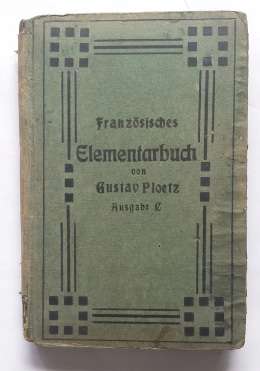 STARA KSIĄŻKA FRANZOSISCHES ELEMENTARBUCH 1917