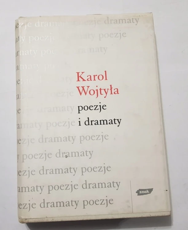 STARA KSIĄŻKA KAROL WOJTYŁA POEZJE I DRAMATY 1999