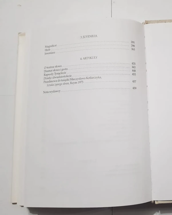 STARA KSIĄŻKA KAROL WOJTYŁA POEZJE I DRAMATY 1999