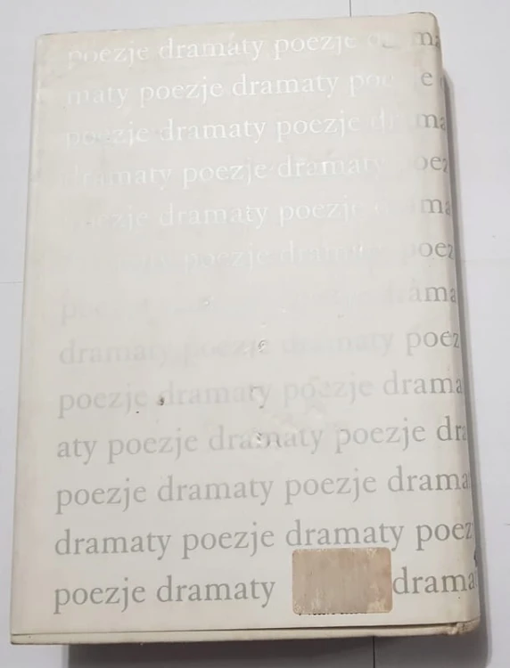 STARA KSIĄŻKA KAROL WOJTYŁA POEZJE I DRAMATY 1999