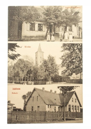 JABŁONNA - KOŚCIÓŁ, SZKOŁA, RESTAURACJA l. 20