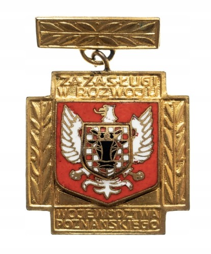 ODZNAKA ZA ZASŁUGI W ROZWOJU WOJ.POZNAŃSKIEGO +LEG
