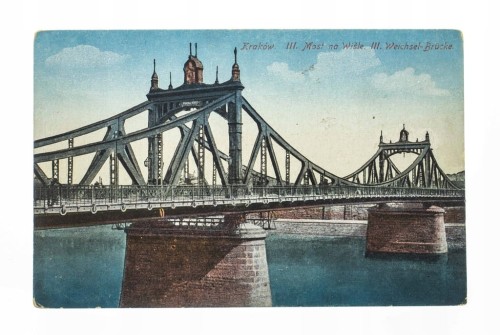 KRAKÓW - III MOST, WISŁA 1916