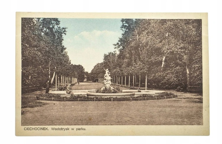 CIECHOCINEK - WODOTRYSK W PARKU, FONTANNA l. 30